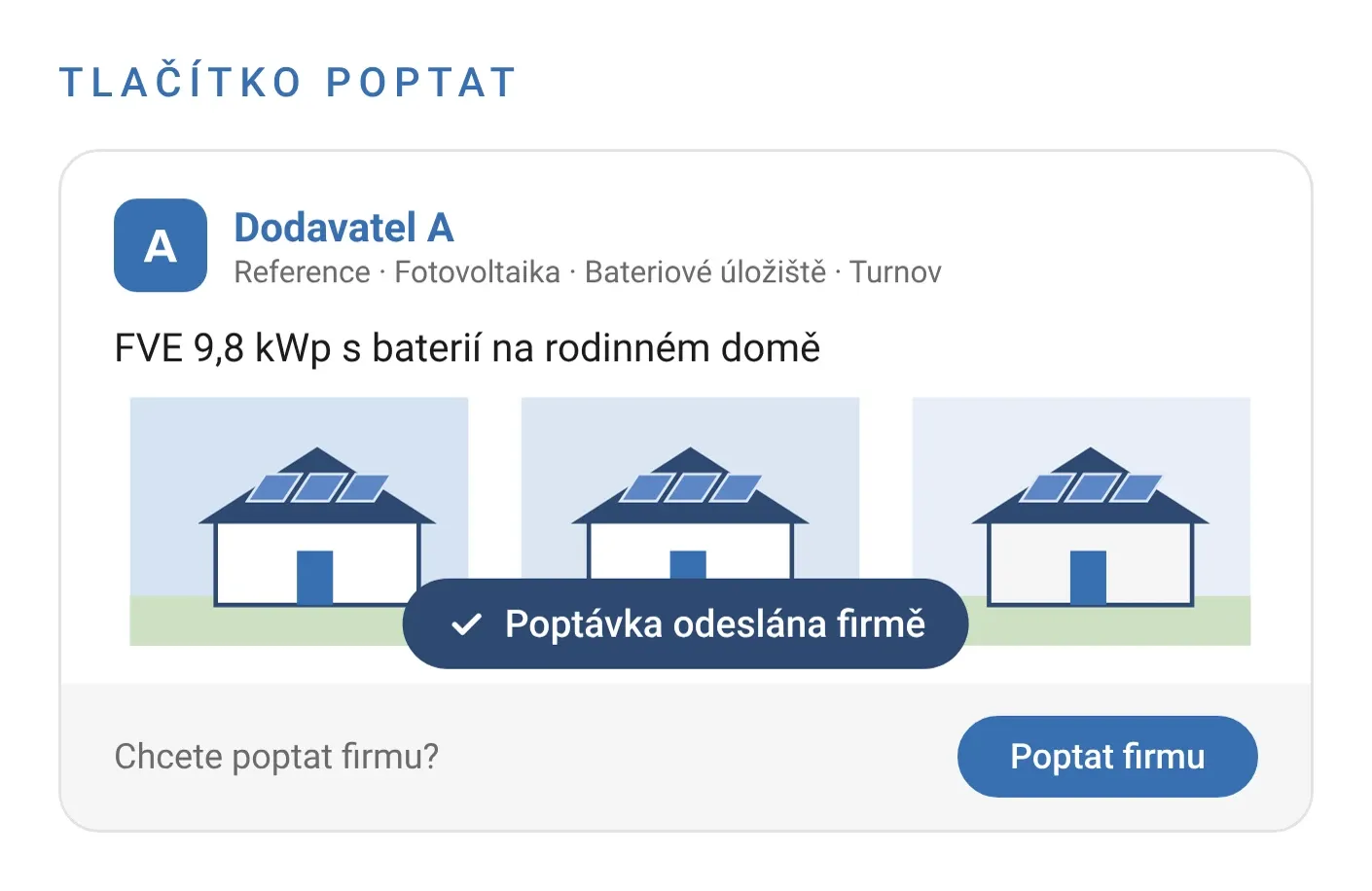 Tlačítko POPTAT u reference