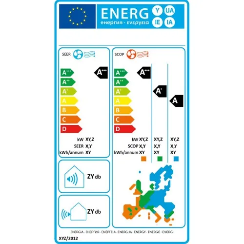 Obrázek - Energetický štítek chlazení (Cooling Energy Label)